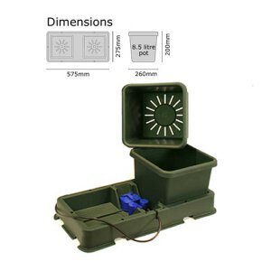 AutoPot Easy2Grow 15L Erweiterungs-Set schwarz