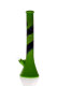 Silikon Bong Beaker schwarz-grün 44 cm