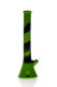 Silikon Bong Beaker schwarz-grün 44 cm