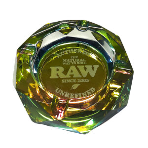 Aschenbecher Glas RAW - Rainbow Thick Ashtry