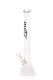 Zenit Bong Beaker 5mm clear Megacut ohne Kickloch Logo schwarz 18,8