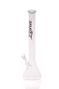 Zenit Bong Beaker 5mm clear ohne Kickloch Logo schwarz 18,8