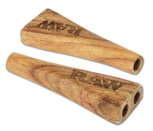 RAW Zigarettenhalter Double Barrel Cig Holder Wooden