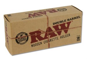 Zigarettenhalter RAW Double Barrel Cig Holder Wooden