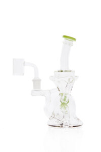 Blaze Recycler Dab Rig &Ouml;lbong gr&uuml;n mit Banger 14,5