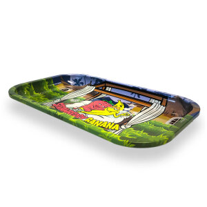 Metal Rolling Tray Best Buds - Strawberry Banana