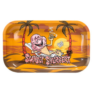 Metal Rolling Tray Best Buds - Sunset Sherbet