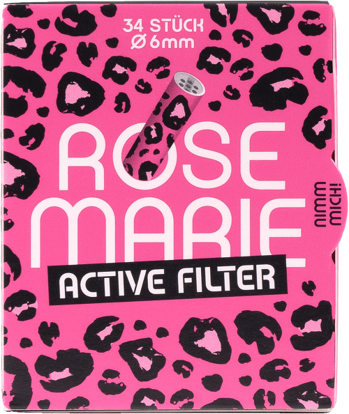 Marie Aktivkohlefilter 34 St&uuml;ck &Oslash; 6 mm Rosemarie