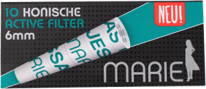 Marie Aktivkohlefilter 10 St&uuml;ck &Oslash; 6 mm konisch