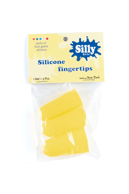 Silly Oil Silikon 3er Fingerschutz gelb