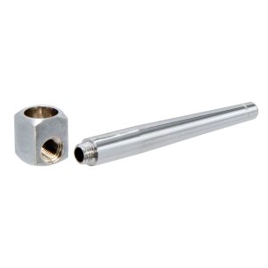 Rollmate Roller Pipe silber L = 9,5 cm