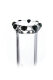 Zenit Bong Beaker Krone 5mm ohne Kickloch, Eis Colour, Hut Krone 18,8, Höhe 60cm