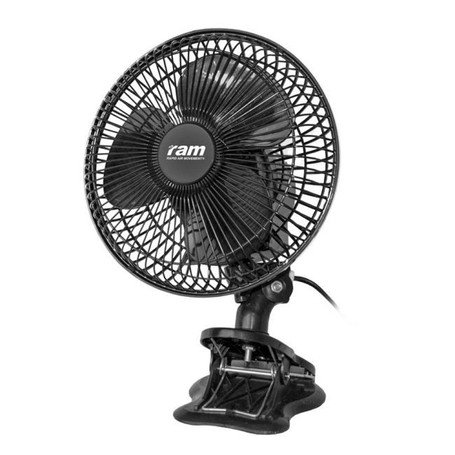 RAM Multi-Clipventilator Schwenkfunktion 18cm 20 W