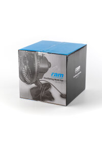 RAM Multi-Clipventilator Schwenkfunktion 18cm 20 W