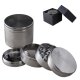 Edelstahl Grinder Black Leaf 63mm h=52mm