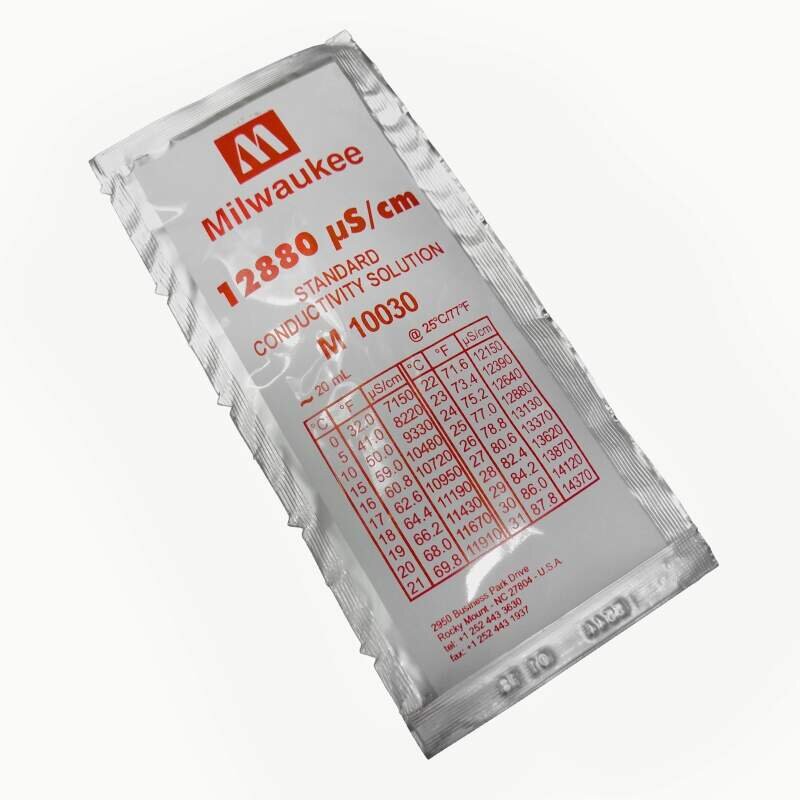 Eichflüssigkeit EC 12880µS 20ml Milwaukee