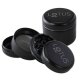Alumühle Black Leaf Lotus schwarz 4-tlg. keramikbeschichtet Ø55mm