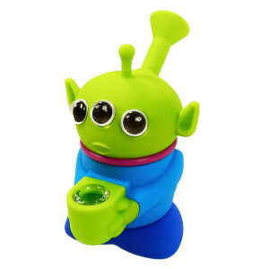 Three Eyed Alien Silicone Bong 14 cm