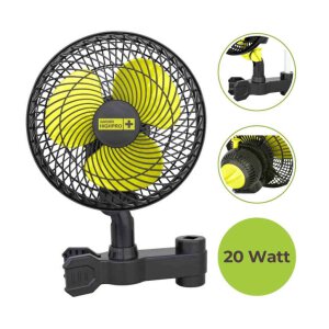 Schwenkventilator 20 Watt | &Oslash;20cm mit Stangenclip...