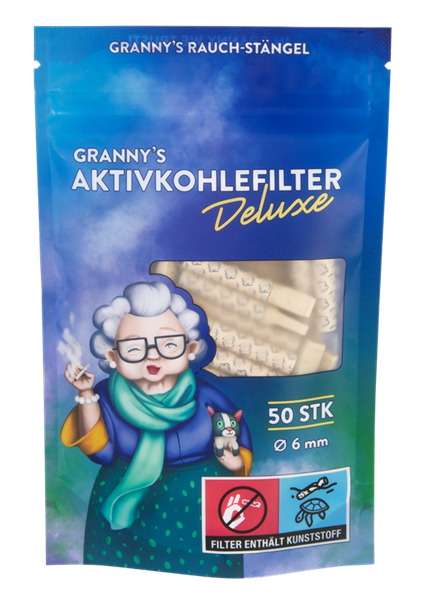 GRANNYS Weed Deluxe Aktivkohlefilter, 6mm 50Stk.