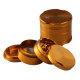 Alumühle Black Leaf 4-teilig New Edge 50mm gold