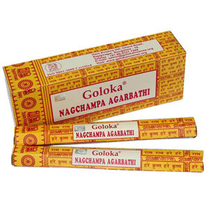 Goloka Nag Champa Gelb Räucherstäbchen 16 g