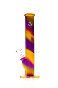 Jelly Joker Silikon Bong lila - gelb