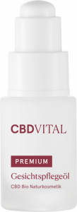 CBD VITAL PREMIUM CBD Bio Kosmetik Gesichtspflege&ouml;l 20ml