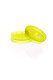 Acryl M&uuml;hle 2-teilig gelb &Oslash; 57 mm