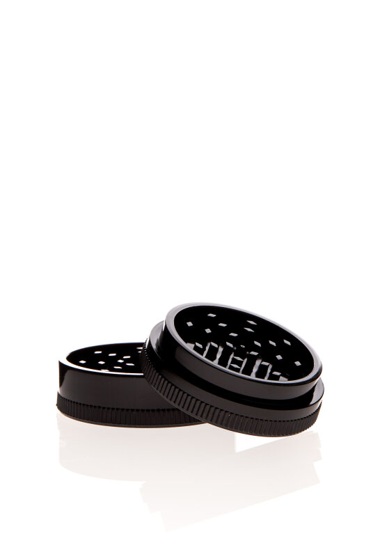 Acryl Mühle 2-teilig schwarz Ø 57 mm
