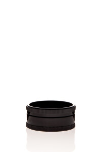 Acryl M&uuml;hle 2-teilig schwarz &Oslash; 57 mm
