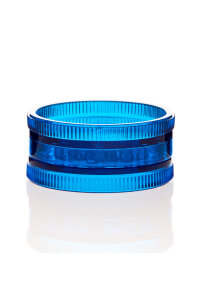 Acryl Mühle 2-teilig blau Ø 57 mm
