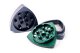 Gleichdick Alu Grinder 4-teilig Stahlblau/Grün