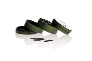 SLX Alugrinder 2.5 Non Sticky 4-teilig Ø 62mm Leaf Green