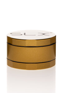 SLX Alugrinder 2.5 Non Sticky 4-teilig &Oslash; 62mm Yellow Gold