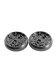 Alu Grinder Black Leaf 5tlg silber/schwarz 63 mm