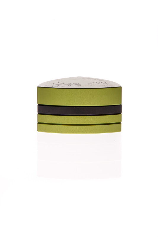 Gleichdick Alu Grinder Spezial 4-teilig Limette/SchwarzTHC