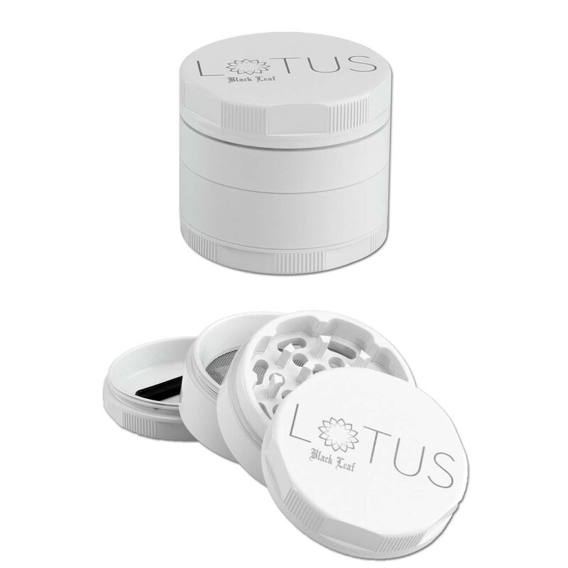Alumühle Black Leaf Lotus 4-teilig Ø 55 mm weiß