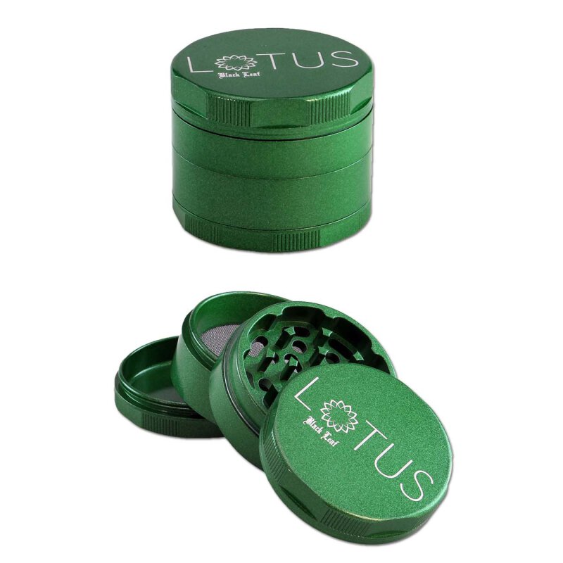 Alumühle Black Leaf Lotus 4-teilig Ø 55 mm grün