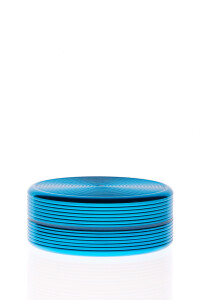 Alumühle Black Leaf Riffel 2-teilig Ø 50 mm hellblau