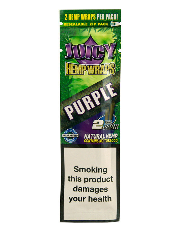 Juicy Jay&acute;s Hemp Wraps Purple 2 St&uuml;ck