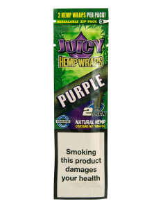 Juicy Jay&acute;s Hemp Wraps Purple 2 St&uuml;ck