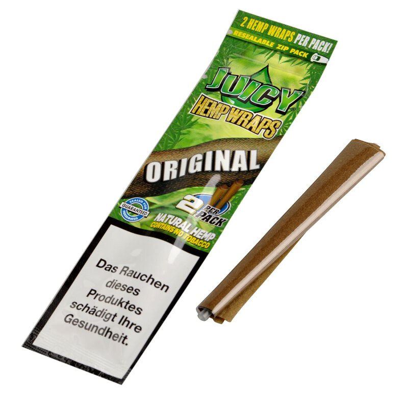 Juicy Jay&acute;s Hemp Wraps Original 2 St&uuml;ck