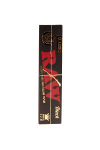 RAW King Size Slim BLACK Classic Natural Fibers