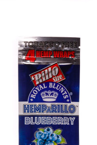 Royal Blunts Hemparillo Hemp Wraps Blueberry 4 St&uuml;ck