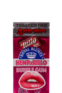 Royal Blunts Hemparillo Hemp Wraps Bubble Gum 4 St&uuml;ck