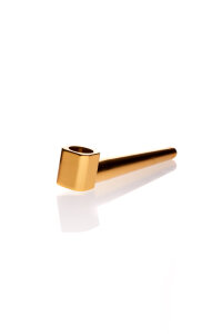 Handpfeife Roller gold L= 103 mm