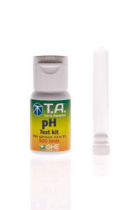 T.A. pH Test Kit mit Farbskala, Messbereich pH 4,0 - ph 8,5, 30 ml, reicht f&uuml;r 500 Tests