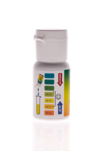T.A. pH Test Kit mit Farbskala, Messbereich pH 4,0 - ph 8,5, 30 ml, reicht für 500 Tests