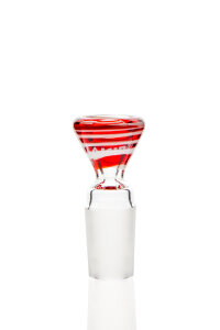Plaisir Flutschkopf Farbspirale rot-weiß 18,8